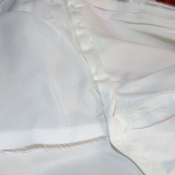 Vintage WEDDING Dress, XXS, All Lace, Long sleeve, POOFY skirt w/Train, 60s/70s - Picture 11 of 12